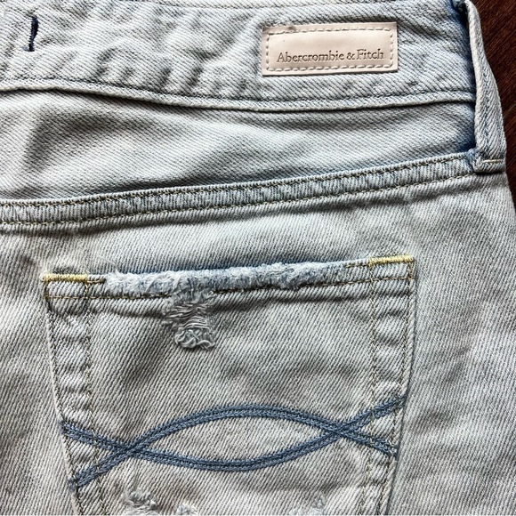 Abercrombie & Fitch Shorts Size 25 Button Fly Cut Off Ripped Women’s Juniors - Picture 11 of 11